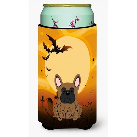 CAROLINES TREASURES Halloween French Bulldog Brown Tall Boy Beverage Insulator Hugger BB4279TBC